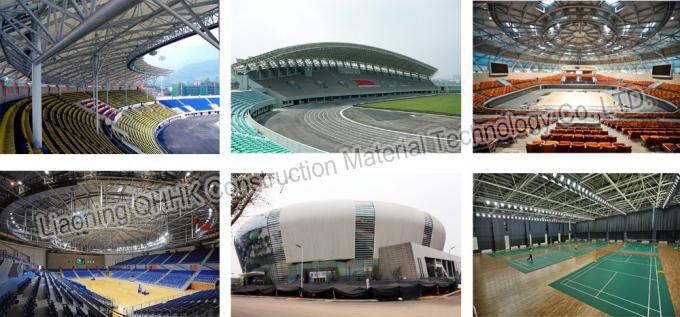 Ekonomiczny stadion piłkarski o konstrukcji stalowej dla hali sportowej